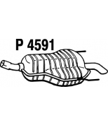 FENNO STEEL - P4591 - Глушитель OPEL ASTRA H 1.6-1.8 04-